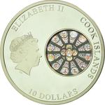 Ten Dollar 2013 Notre Dame: Photo Coin, Cook Islands, Ten Dollar 2013 Notre Dame / thumbnail