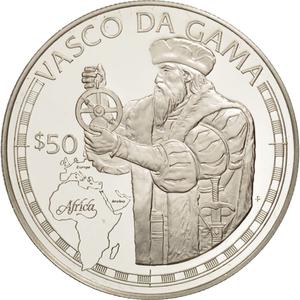 Cook Islands / Fifty Dollars 1988 Vasco da Gama - reverse photo
