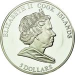 Five Dollar Silver 2011 Flowers: Photo Coin, Cook Islands, Five Dollar Silver 2011 Flowers / thumbnail
