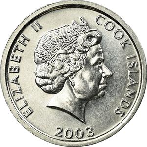 Cook Islands / One Cent 2003 Monkey - obverse photo