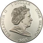 One Dollar 2005 Royal Wedding - Charles and Camilla: Photo Coin, Cook Islands, One Dollar 2005 Royal Wedding - Charles and Camilla / thumbnail