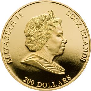 Cook Islands / Gold Ounce 2009 Lunar Year of the Ox - obverse photo