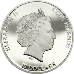 Cook Islands / Fifty Grams Silver 2015 Nano Life - obverse photo