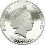 Cook Islands / Fifty Grams Silver 2015 Nano Life - obverse photo