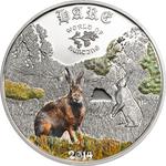 Silver Half Ounce 2014 Hare: Photo Coin, Cook Islands, Silver Half Ounce 2014 Hare / thumbnail
