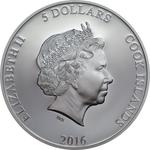 Silver Ounce 2016 Guy Fawkes Mask: Photo Coin, Cook Islands, Silver Ounce 2016 Guy Fawkes Mask / thumbnail