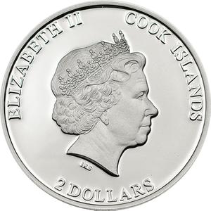 Cook Islands / Silver Half Ounce 2014 Canonisation of John Paul II - obverse photo