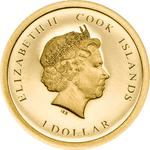 Gold Half Gram 2015 Magna Carta: Photo Coin, Cook Islands, Gold Half Gram 2015 Magna Carta / thumbnail