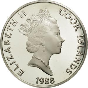 Cook Islands / Fifty Dollars 1988 Christopher Columbus - obverse photo