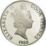 Fifty Dollars 1988 Christopher Columbus: Photo Coin, Cook Islands, Fifty Dollars 1988 Christopher Columbus / thumbnail