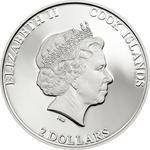 Silver Half Ounce 2014 Red Deer: Photo Coin, Cook Islands, Silver Half Ounce 2014 Red Deer / thumbnail
