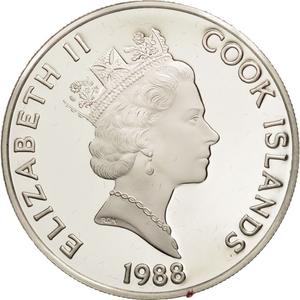Cook Islands / Fifty Dollars 1988 Fridtjof Nansen - obverse photo