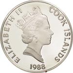 Fifty Dollars 1988 Fridtjof Nansen: Photo Coin, Cook Islands, Fifty Dollars 1988 Fridtjof Nansen / thumbnail