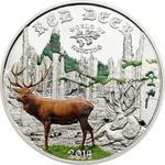Silver Half Ounce 2014 Red Deer: Photo Coin, Cook Islands, Silver Half Ounce 2014 Red Deer / thumbnail