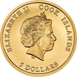 Cook Islands / Gold Half Gram 2023 Mont-Saint-Michel - obverse photo