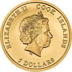 Gold Half Gram 2023 Mont-Saint-Michel: Photo Coin, Cook Islands, Gold Half Gram 2023 Mont-Saint-Michel / thumbnail
