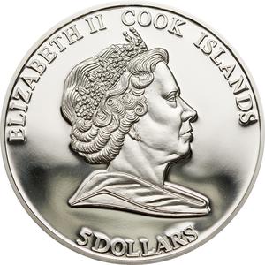 Cook Islands / Five Dollars Silver 2010 Battle of Grunwald - obverse photo
