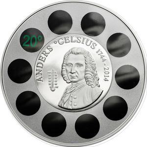Cook Islands / Silver Ounce 2014 Anders Celsius - reverse photo