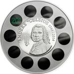 Silver Ounce 2014 Anders Celsius: Photo Coin, Cook Islands, Silver Ounce 2014 Anders Celsius / thumbnail