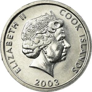 Cook Islands / One Cent 2003 Collie Dog - obverse photo