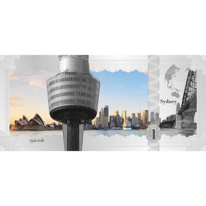 Cook Islands / Silver Five Grams 2017 Skyline Dollar - Sydney - reverse photo