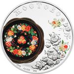 Five Dollars Silver 2013 Zhostovo Painting: Photo Coin, Cook Islands, Five Dollars Silver 2013 Zhostovo Painting / thumbnail