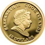Ten Dollars Gold 2008 James Cook: Photo Coin, Cook Islands, Ten Dollars Gold 2008 James Cook / thumbnail