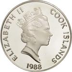 Fifty Dollars 1988 Francisco Pizarro: Photo Coin, Cook Islands, Fifty Dollars 1988 Francisco Pizarro / thumbnail