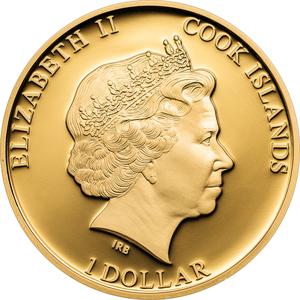 Cook Islands / One Dollar 2013 Habemus Papam - Pope Franciscus - obverse photo