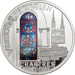 Silver Fifty Grams 2013 Windows of Heaven - Chartres: Photo Coin, Cook Islands, Silver Fifty Grams 2013 Windows of Heaven - Chartres / thumbnail