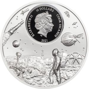 Cook Islands / Silver Two Ounces 2021 Voayagers Thirst for Discovery - obverse photo