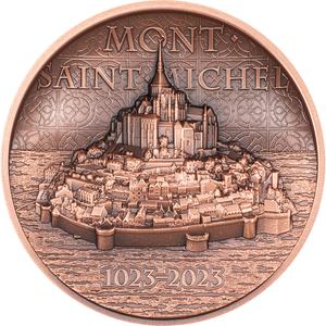 Cook Islands / Copper Fifty Grams 2023 Mont-Saint-Michel - reverse photo