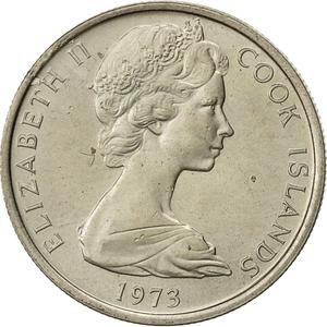 Cook Islands / Five Cents 1973 - obverse photo