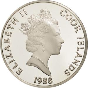 Cook Islands / Fifty Dollars 1988 Richard Byrd - obverse photo