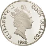 Fifty Dollars 1988 Richard Byrd: Photo Coin, Cook Islands, Fifty Dollars 1988 Richard Byrd / thumbnail