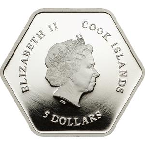 Cook Islands / Five Dollars Silver 2014 Sanctus Ioannes XXIII - obverse photo