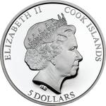 Five Dollars Silver 2015 Angkor Wat: Photo Coin, Cook Islands, Five Dollars Silver 2015 Angkor Wat / thumbnail