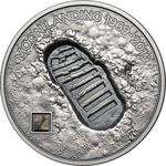 Silver Ounce 2019 Moon Landing 1969 - Footprint: Photo Coin, Cook Islands, Silver Ounce 2019 Moon Landing 1969 - Footprint / thumbnail