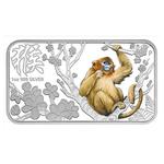 Silver Ounce 2016 Year of the Monkey Rectangle: Photo Coin, Cook Islands, Silver Ounce 2016 Year of the Monkey Rectangle / thumbnail