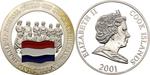 One Dollar Silver 2001 Football - Netherlands: Photo One Dollar Silver 2001 Football - Netherlands / thumbnail