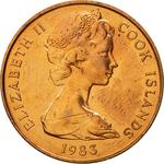 Two Cents 1983: Photo Coin, Cook Islands, Two Cents 1983 / thumbnail