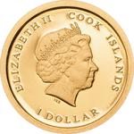 Gold Half Gram 2013 Resignation of Benedict XVI: Photo Coin, Cook Islands, Gold Half Gram 2013 Resignation of Benedict XVI / thumbnail
