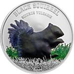 Five Dollars Silver 2013 Black Squirrel: Photo Coin, Cook Islands, Five Dollars Silver 2013 Black Squirrel / thumbnail