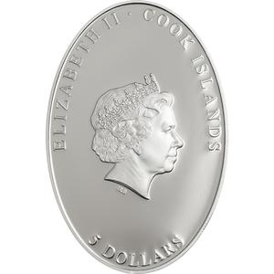 Cook Islands / Five Dollars Silver 2013 Christmas - obverse photo
