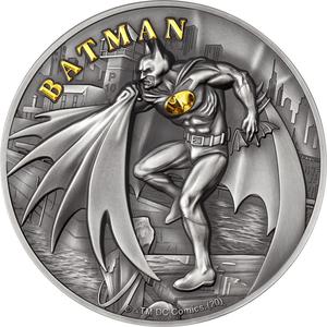 Cook Islands / Silver Ounce 2021 Batman - reverse photo