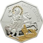 Five Dollars Silver 2009 Saint George: Photo Coin, Cook Islands, Five Dollars Silver 2009 Saint George / thumbnail