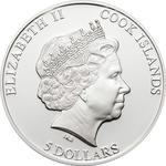 Five Dollars Silver 2012 Amerigo Vespucci: Photo Coin, Cook Islands, Five Dollars Silver 2012 Amerigo Vespucci / thumbnail