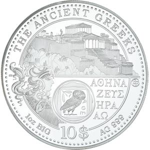 Cook Islands / Silver Ounce 2012 The Ancient Greeks - obverse photo