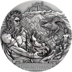Cook Islands / Silver Three Ounces 2020 Prometheus - reverse photo