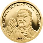 Gold Gram 2010 Martin Luther King: Photo Coin, Cook Islands, Gold Gram 2010 Martin Luther King / thumbnail